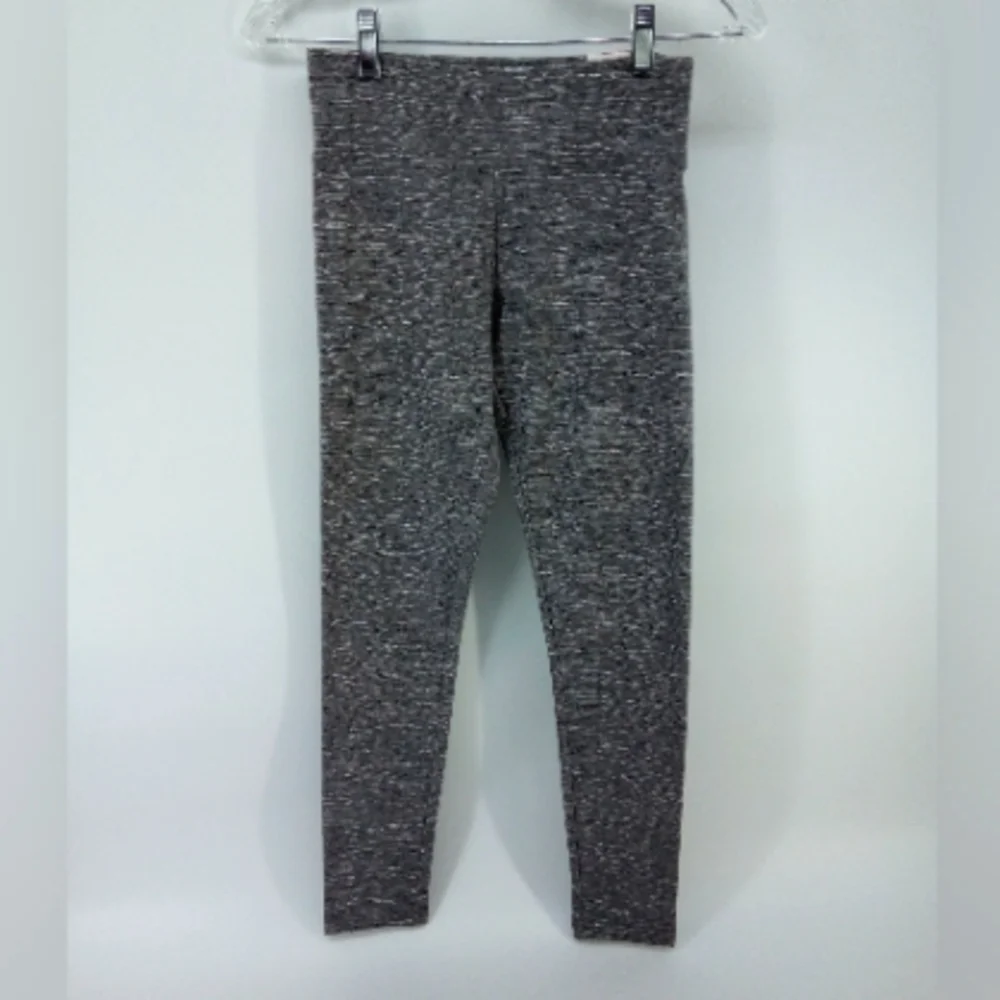 NWT Justice Full Length Gray Marled Leggings 14 16 Casual Athleasure